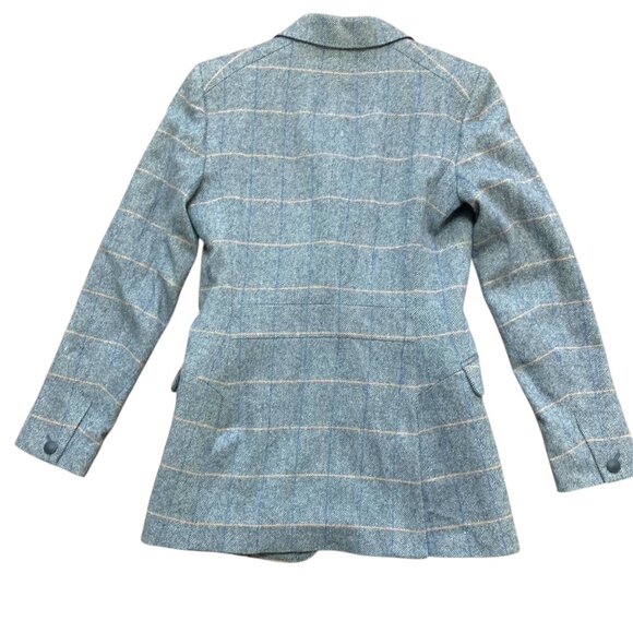 NWT Rag & Bone Wool Blazer Annie Plaid Gray Check Sz S Academia Boardroom $650 - Picture 8 of 16